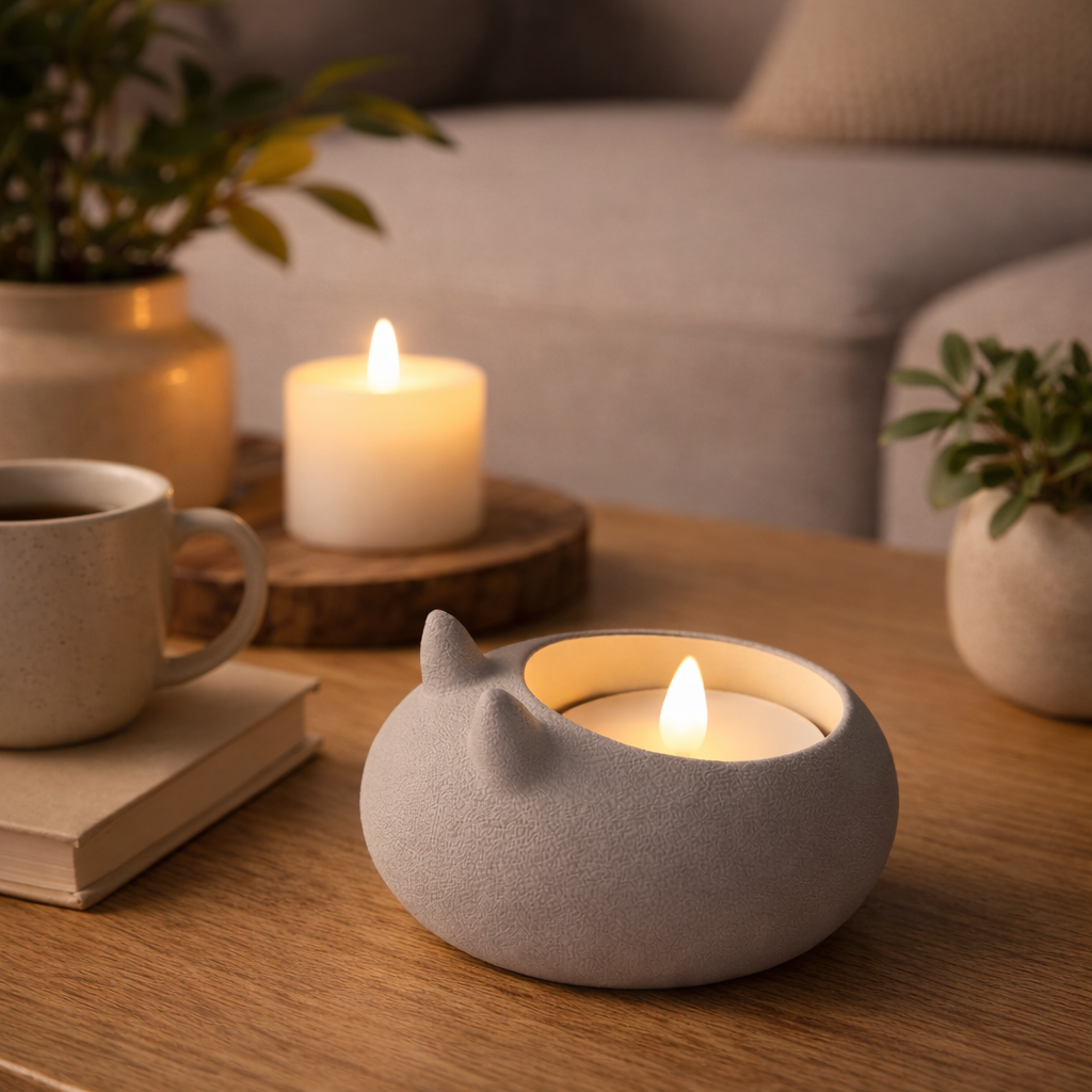 Teelicht ''Katzenlicht''